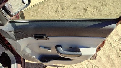 06-07 Accent Passenger Right Front Door Trim Panel Manual Window Fz Gray 4 Door