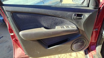03-06 Outlander Driver Left Front Door Trim Panel With Master Switch Black