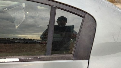 2007-2012 Nissan Sentra Driver Left Rear Vent Window Back Door Glass With Frame