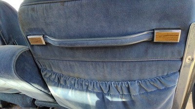 1984 Deville Sedan Rh Passenger Right Rear Seat Back Grab Handle Blue Oem