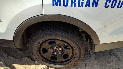17 Explorer Police Interceptor Driver Left Rear Wheel Flare Moulding Oem Back