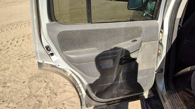 02 Ford Explorer Driver Left Rear Inside Door Trim Panel With Switches Back Gray