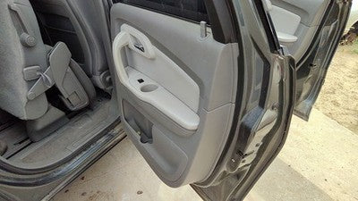 09-12 Traverse Passenger Right Rear Door Trim Panel With Switches Back Gray