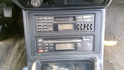 89-93 Mitsubishi Galant Vr-4 Trim Bezel Around Radio Surround Dash Panel Black