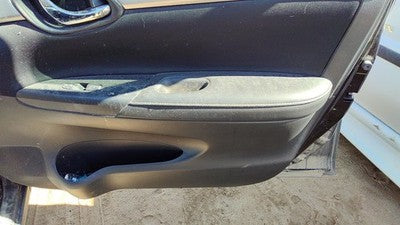 16-19 Sentra Passenger Right Front Door Trim Panel With Switches Charcoal G