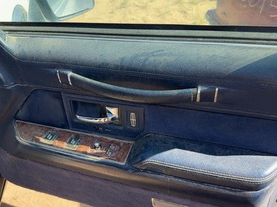 94 Lincoln Town Car Passenger Right Front Door Trim Panel With Switches Blue Dp