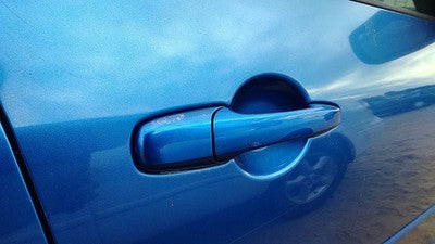 2004-2009 Mazda 3 Passenger Right Front Outside Door Handle Oem 27B Winning Blue
