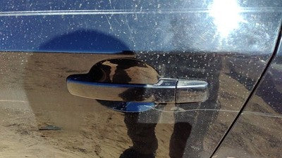 2007-2012 Nissan Sentra Driver Left Rear Outside Door Handle Oem Back Black Kh3