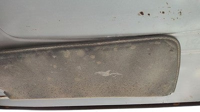 1986 Dodge Ram W250 Driver Left Sun Visor Oem Gray