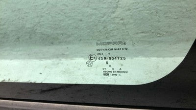 2009-2020 Dodge Journey Passenger Right Rear Quarter Glass Back Side Window Oem