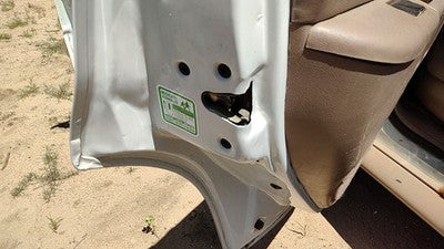 1993 Ford Explorer Driver Left Rear Door Latch With Rods/Cables Oem Back