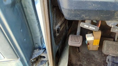 1986 Dodge Ram W150 Driver Left Lower Kick Trim Panel Oem Blue