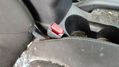 2010-2013 Kia Soul Passenger Right Front Seat Belt Buckle Receiver Oem Black Wk