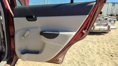06-07 Accent Passenger Right Rear Door Trim Panel Manual Window Back Gray 4 Door