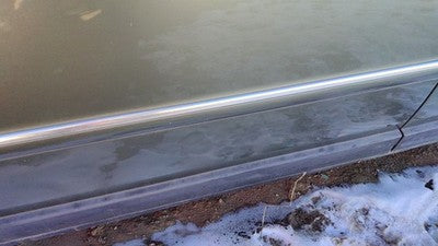 98-01 Vw Passat Driver Left Front Moulding From Door Oem Trim Strip Green