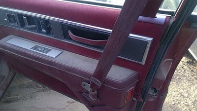 1990 Olds Eighty Eight Passenger Right Front Inside Door Trim Panel Only Oem Red