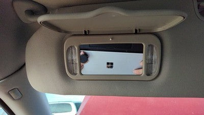 2006-2011 Buick Lucerne Driver Left Sun Visor Oem Ebony 193 15780925