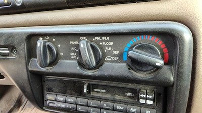 1995-1997 Ford Contour Temperature Control Module In Dash Heater Ac Head Unit