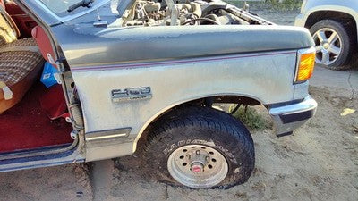 1987 1988 1989 1990 1991 Ford F150 Passenger Right Front Fender Oem Silver
