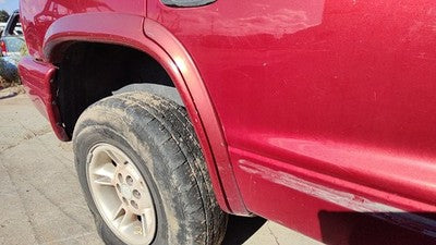 98-03 Dodge Durango Passenger Right Rear Moulding From Door Back Trim Strip Red