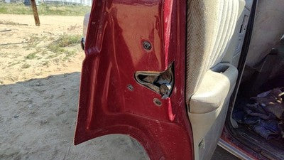 1993 S10 Blazer Driver Left Rear Door Latch With Rods/Cables Oem Back