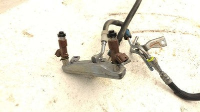 10-12 Legacy Outback Complete Fuel Rail With Injectors Set Loaded Oem 2.5L