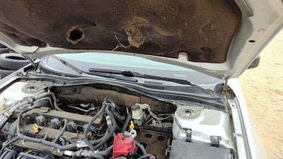 2006-2012 Ford Fusion Pair Of Hood Hinges Right Left Set Assembly Oem Silver Ux