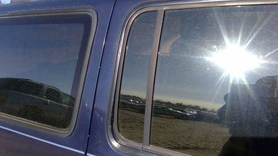 91-97 Ford Explorer Passenger Right Rear Vent Window Back Door Glass With Frame