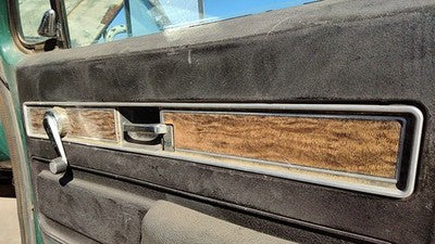1976 Silverado C10 Passenger Right Front Door Trim Panel Paed Black