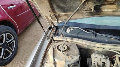 1997-1998 Buick Century Passenger Right Hood Hinge Oem Silver 10265736