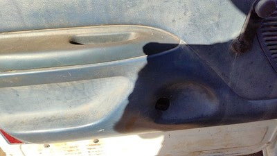 1996 Ford F350 Driver Left Front Inside Door Trim Panel Manual Windows Blue