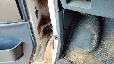 1993 Gmc Safari Driver Left Lower Kick Trim Panel Oem Blue
