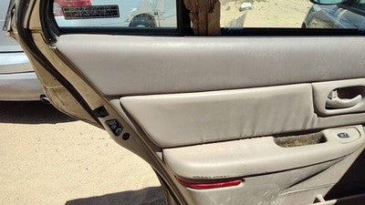 99-01 Century Driver Left Rear Door Trim Panel With Switches Back Taupe 52B