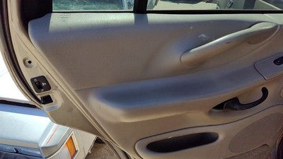 00-02 Ford Expedition Driver Left Rear Door Trim Panel With Switches Back Tan Fh
