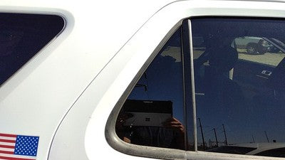 11-19 explorer Police Passenger Right Rear Vent Window Back Door Glass Wth Frame