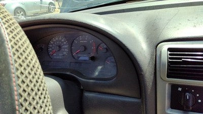 01-04 Mustang Trim Bezel Around Speedometer Oem Dash Surround Panel Black 9W