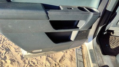 09-11 Pilot Driver Left Rear Door Trim Panel With Switches Back Gray/Blue Gr