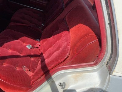 86 88 Complete Set Of Rear Seat Belts Retractor Buckle Left Right Back Oem Red
