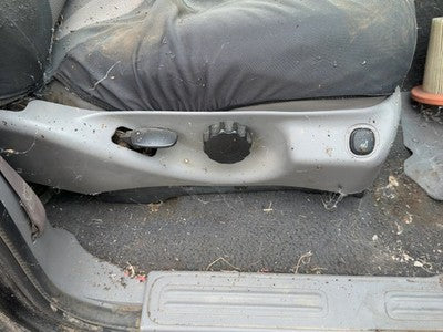 01 Expedition Passenger Right Side Power Seat Switch With Trim Panel Oem Gray 12