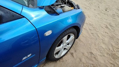 2004-2009 Mazda 3 Passenger Right Front Fender Oem 27B Winning Blue Bp4k52111d