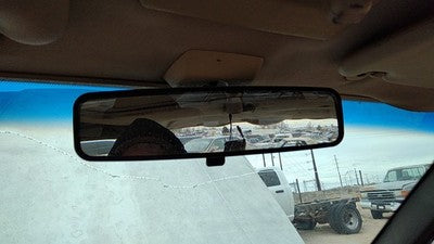 1991 Volvo 740 Inside Rear View Mirror Oem Windshield Mounted
