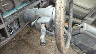 1991-1993 Jeep Cherokee Steering Column Assembly With Key With Steering Wheel
