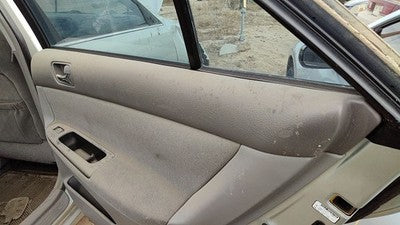 05-06 Camry Passenger Right Rear Door Trim Panel With Switches Back 95 Stone