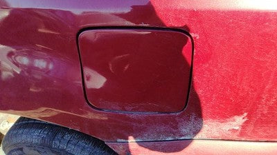 2003-2006 Mitsubishi Outlander Fuel Tank Door With Hinge Gas Lid Oem Filler Red