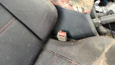 2000 Civic Hx Coupe Passenger Right Front Seat Belt Buckle Receiver Oem Gray