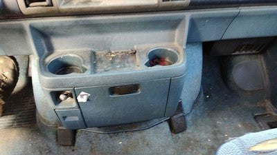 1993 Gmc Safari Center Console Glove Box Assembly Door With Latch Oem Blue