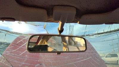 1995 Ford Aspire Inside Rear View Mirror Oem Windshield Mounted
