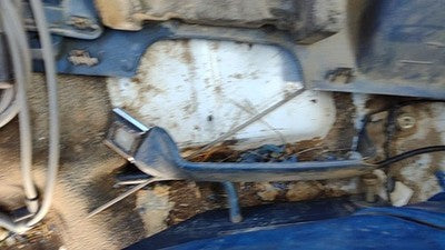 1996 Ford F350 Driver Left Front Seat Belt Buckle Receiver Oem Blue