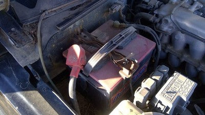 1996 Geo Tracker Complete Battery Box Mount Tray With Hold Down Oem 1.6l