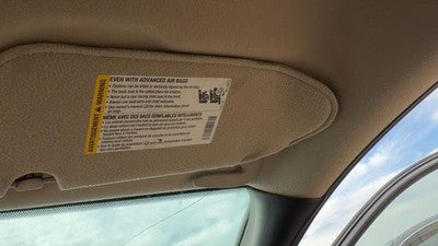2006-2007 Saturn Ion Passenger Right Sun Visor Oem 15211849